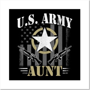 Proud Army Aunt Posters and Art